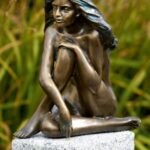 bronzefiguren für den garten